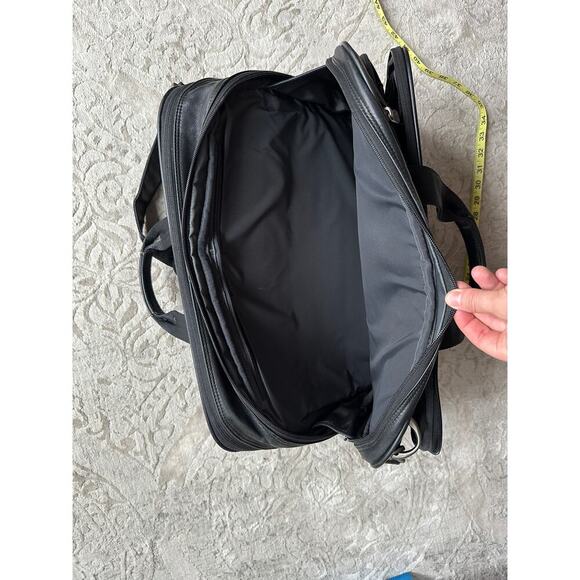 Briggs & Riley Leather Travel Briefcase – Expandable Laptop Bag - Picture 6 of 10